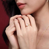 Natural Freshwater Pearl 14k Filled Female Ring for Women