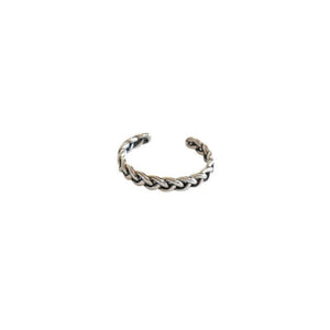 925 Silver Freshwater Pearl Open Rings Vintage Style Women