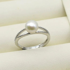 Freshwater Pearl Adjustable Ring Women's Jewelry