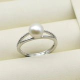 Freshwater Pearl Adjustable Ring Women's Jewelry