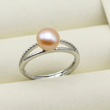 Freshwater Pearl Adjustable Ring Women's Jewelry