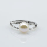 Freshwater Pearl Adjustable Ring Women's Jewelry