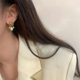 Baroque Freshwater Pearl Pendant Earrings