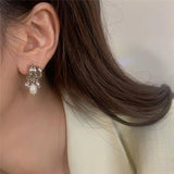 Baroque Freshwater Pearl Pendant Earrings