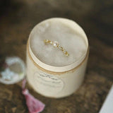 Pearl Carving Zircon 925 Silver Ring for Women - Charm Girl Gift