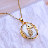 Baroque Pearl Necklace Flower Pendant Gift