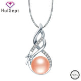 Zircon Gemstone Pendant 925 Silver Necklace for Women