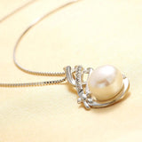 Zircon Gemstone Pendant 925 Silver Necklace for Women