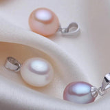 Freshwater Pearl Pendant Necklace 925 Sterling Silver Pretty Jewelry