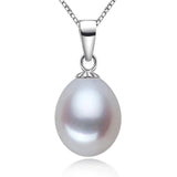 Freshwater Pearl Pendant Necklace 925 Sterling Silver Pretty Jewelry