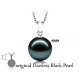 10mm Pearl Pendant 925 Sterling Silver Chain Necklace