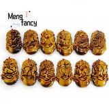 Tiger's Eye Zodiac Pendant Amulet Jewelry Handicraft Gift
