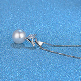 Zircon Gemstone Pendant 925 Silver Necklace for Women
