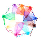 50Pcs Small Wedding Candy Organza Gift Bag Drawstring Pouch