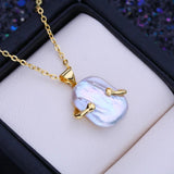 Baroque Pearl Pendant Necklace Freshwater Pearl Jewelry Gift
