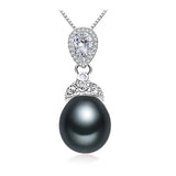 Freshwater Pearl Necklace 925 Sterling Silver Pendant