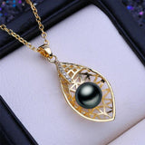 Freshwater Pearl Necklaces Flower Pendant Chain Party Jewelry