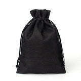 50Pcs 7x9 8x10cm Drawstring Burlap Gift Bags for Jewelry Packaging Wedding