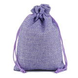 50Pcs 7x9 8x10cm Drawstring Burlap Gift Bags for Jewelry Packaging Wedding