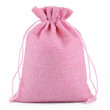50Pcs 7x9 8x10cm Drawstring Burlap Gift Bags for Jewelry Packaging Wedding