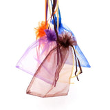 50Pcs/Lot Organza Drawstring Gift Bags Wedding Birthday Packaging Bags