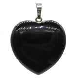 5pcs Agate Lucky Heart-shaped Pendant Silver Craft Quartz Chakra Healing