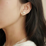 Pearl Stud Earrings for Women Birthday Gift Boho Everyday Earrings