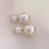 Little Bee Earrings Charming Women's Pearl Jewelry