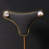 Baroque Freshwater Pearl Earrings for Women 5mm
