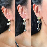 Elegant Shell Pearl Earrings