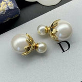 Golden Pearl Earrings - Women's Fashion Jewelry