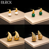 316L Stainless Steel Water Drop Earrings for Women, Non-fading Ear Jewelry