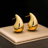 316L Stainless Steel Water Drop Earrings for Women, Non-fading Ear Jewelry