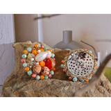 Vintage Crystal Agate Pearl Stud Earrings Women's Jewelry
