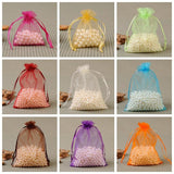 100PCS 9x12cm Organza Drawstring Bags Jewelry Packaging Display Bags