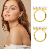 Pearl Balance Earring, Round Stud Earring for Women