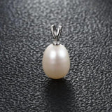 8-9mm Freshwater Pearl Rabbit Pendant 925 Sterling Silver