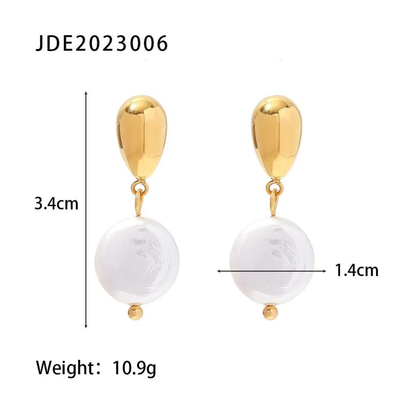 Uworld Freshwater Pearl Dangle Earrings Baroque Hanging