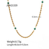 French Vintage Hoop Earrings Green Cubic Zirconia Pendant Charms