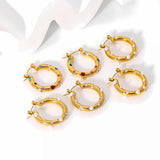 Colorful Pave Hoop Earrings Dainty Waterproof Huggie Earrings for Women