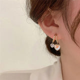 Mermaid Pearl Earrings Elegant Temperament Daily Jewelry