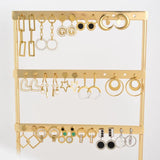 Vintage Circle Earrings with Hanging Pearl for Women