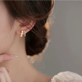 S925 Mermaid Pearl Ear Studs for Women Earrings