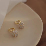 French Sugar 3D Pearl Earrings for Women