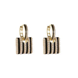 Pearl Small Bag Earrings Personalized Versatile Women Jewelry