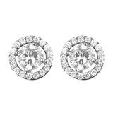 Personality Round Pearl Stud Earrings Jewelry for Women