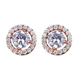 Personality Round Pearl Stud Earrings Jewelry for Women