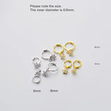 925 Silver Earring Zircon Flower Pearl Ear Bone Pretty Woman Girl Ear Jewel