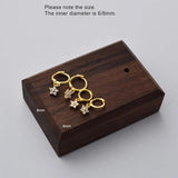 925 Silver Earring Zircon Flower Pearl Ear Bone Pretty Woman Girl Ear Jewel