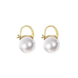 French Pearl Earrings Studs Accessory